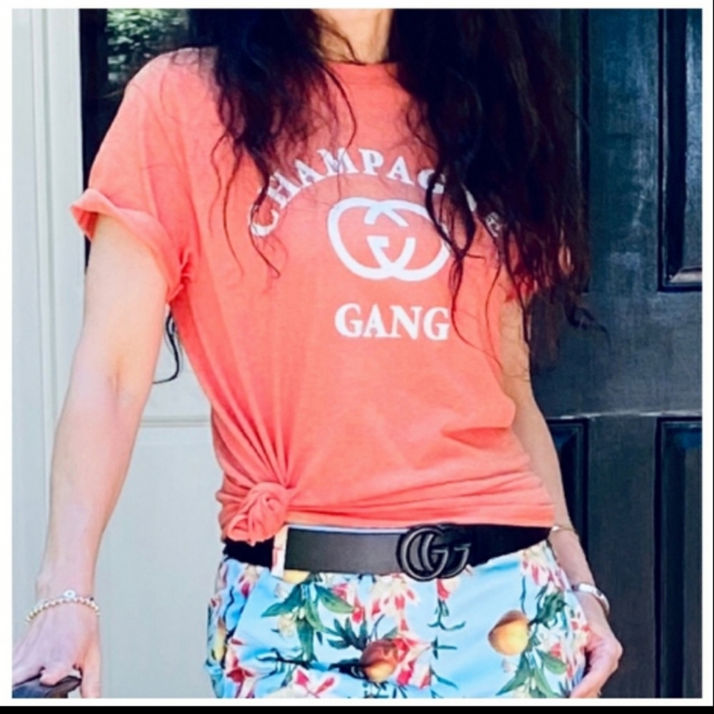 Champagne Gang Oversized Tee
